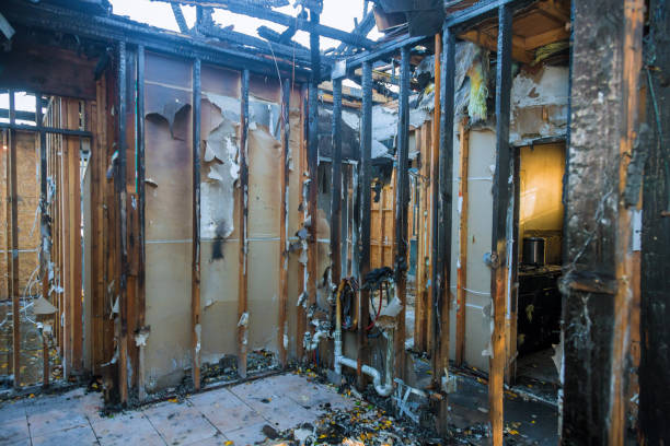 Professional Emergency Fire Cleanup technician working in Temecula, CA